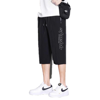 JEANSWEST OUTDOOR 速干 男士七分裤 深灰 XL （120-135
