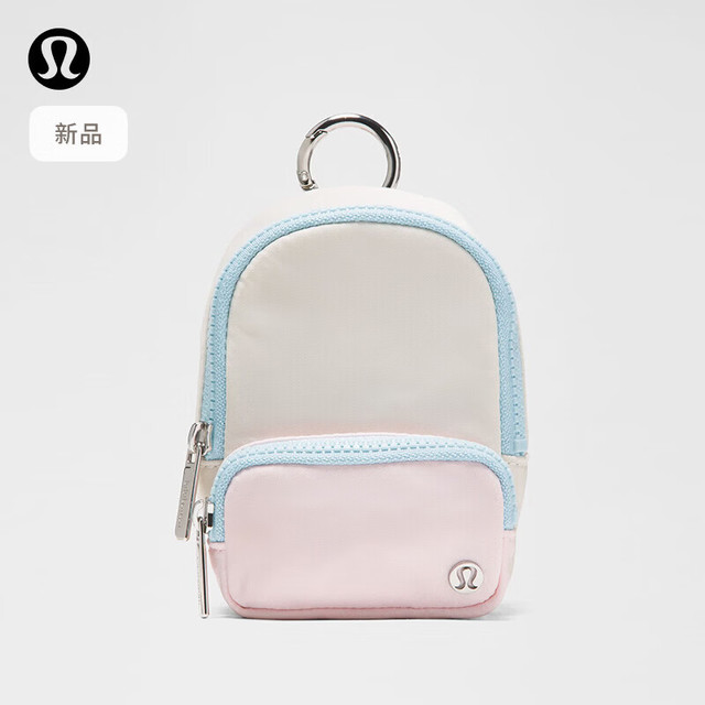 lululemon 丨Everywhere Nano 收纳包 LU9CRYS 浅象牙白/珍珠粉/泡沫云蓝/银 O/S