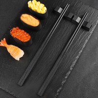 福万竹 Bamboo Series 竹编纹合金筷5双 合金筷 20cm 中式设计 高温高压处理