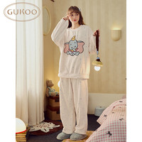 GUKOO/果壳 保暖 女士睡衣套装 L