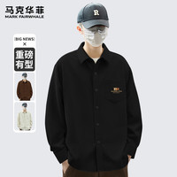 MARK FAIRWHALE/马克华菲 复古保暖 男士灯芯绒衬衫
