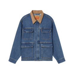 Levi's 美式复古 男士牛仔夹克 蓝色 S