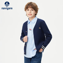 navigare 儿童保暖毛衣 深蓝