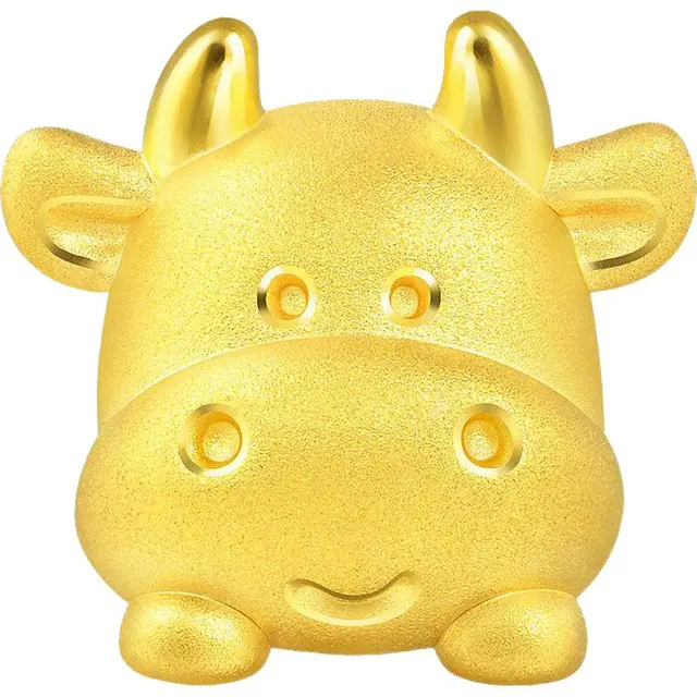 Chow Sang Sang 周生生 旗舰Charme系列 91989C 金牛运财足金转运珠 1.5g