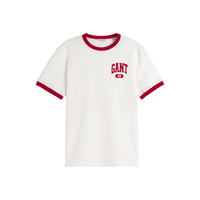  GANT/甘特 学院风撞色拼接 男士短袖T恤