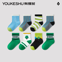 YOUKESHU/有棵树 纯棉 儿童袜子 16-18码()