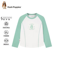 Hush Puppies/暇步士 学院风 儿童衬衫 钻石黑 140