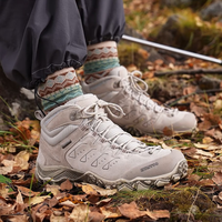 悍途 高帮登山鞋舒适减震户外男士徒步鞋旅行越野爬山鞋 风沙黄 41