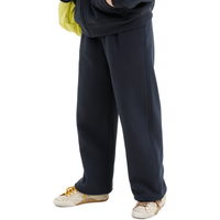 纳桔 加厚长毛绒 儿童直筒卫裤 藏青 140 cm