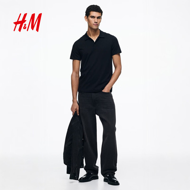 H&M 修身版 男士Polo衫