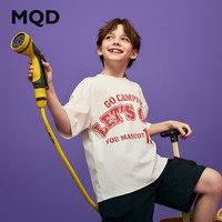  MQD/马骑顿 美式复古学院风 儿童短袖T恤