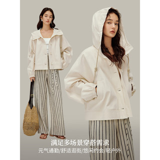  INMAN/茵曼 休闲简约 女士短外套 S