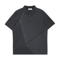 JACK&JONES/杰克琼斯 立体几何印花图案 男士POLO衫