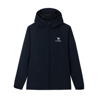 骆驼 防风防水 女士连帽夹克