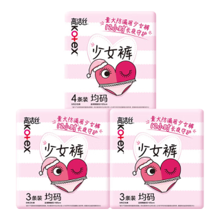 高洁丝 少女裤安睡裤安心裤 M-L码 10片