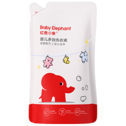 红色小象 多效婴儿洗衣液 清新果香 500ml