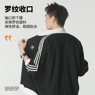  adidas/阿迪达斯 复古休闲 男士针织夹克