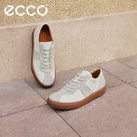 PLUS会员:ecco 复古德训鞋 男士休闲鞋 白色/砂砾灰56010458336 41