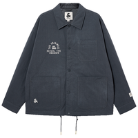 JACK&JONES/杰克琼斯 宽松翻领 男士棉服 M (175)