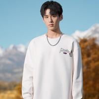 JEANSWEST/真维斯 后背印花 男士圆领卫衣