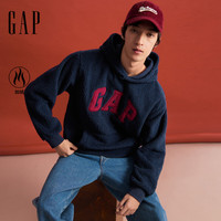  Gap/盖璞 撞色logo 连帽卫衣