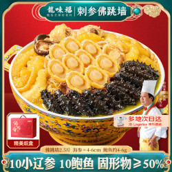 龙味福 10整海参10鲍鱼佛跳墙2.5斤*2盒