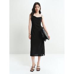 太平鸟 荡领设计 女士连衣裙