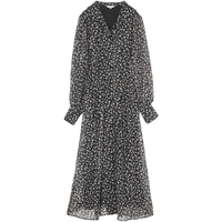 MOUSSY/摩西 碎花蕾丝 女士连衣裙 020黑色 S 00001