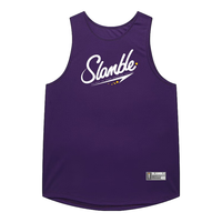 SLAMBLE 吸汗速干 运动背心 紫色 2XL