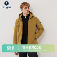navigare 意大利小帆船户外白鸭绒羽绒服男冬季新款加厚保暖外套