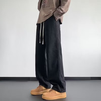 燠阳 宽松休闲 男士牛仔裤