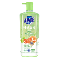  超能 除菌率达99.99% 洗洁精 柚恋青提 1.08kg 1瓶