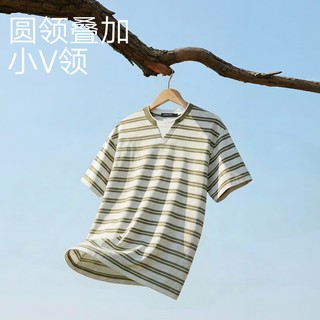  gxgjeans 假两件设计 男士短袖T恤