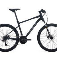 捷安特 26款ATX600 铝合金21速碟刹成人山地自行车 白月光 S