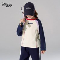 Disney/迪士尼 透气 儿童长袖T恤 藏青色 110 【身高约105-115cm体重30-40斤】