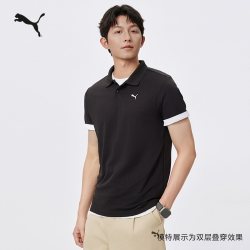 PUMA 吸湿速干修身短袖Polo衫 528700