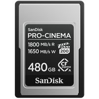 闪迪 PRO-Cinema 480GB内存卡 读1800MB/s写1650MB/s