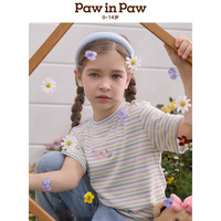 Paw in Paw 宽松 女童T恤 Pink粉红色/25 90