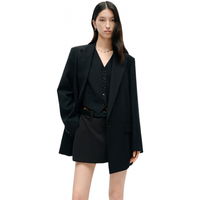 MO&Co. 弹力绵羊毛 女士西装外套