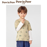 Paw in Paw 抗菌 男童长袖T恤