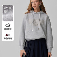 TEENIE WEENIE 小熊女装连帽卫衣 宽松美式潮流休闲上衣