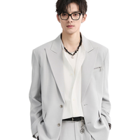 Earl Joel/伯爵卓尔 天丝羊毛 男士休闲西装外套