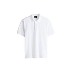 H&M 标准版型 男士POLO衫 M 175/100 白色