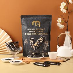 麦臻选 黄精九黑核桃糕 500g