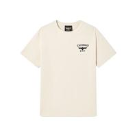 BOY LONDON/伦敦男孩 简约休闲 款针织短袖T恤 XS 卡其色N01900