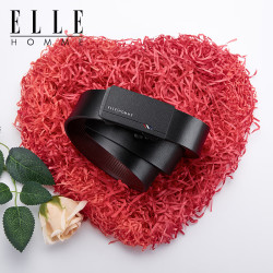 ELLE HOMME 真皮自动扣 男士皮带 110cm （适用于130-150斤）