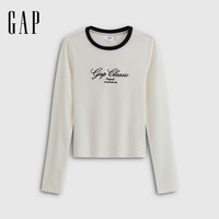 Gap/盖璞 刺绣logo 女士针织上衣