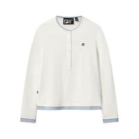FILA/斐乐 修身 女士针织长袖衫 云菇白-WT XS 155/76A/XS