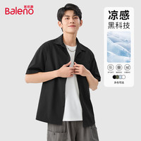Baleno/班尼路 凉感透气 男士短袖衬衫