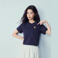 GIORDANO/佐丹奴 纯棉 女士针织短袖T恤